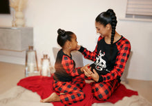 Load image into Gallery viewer, Family Christmas Pyjamas - Black (SALE)
