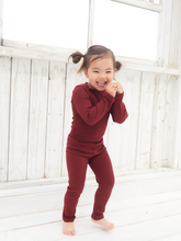 Load image into Gallery viewer, Sammie Ribbed Set - Burgundy
