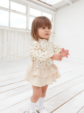 Load image into Gallery viewer, Iris Shirt &amp; Bloomer Set - Cream
