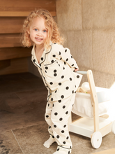 Load image into Gallery viewer, Harrie Polka Dot Pyjamas - Cream
