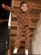 Load image into Gallery viewer, Harrie Polka Dot Pyjamas - Tan

