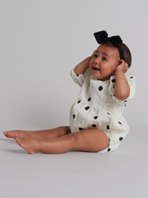 Load image into Gallery viewer, Dotty Romper set - White

