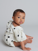 Load image into Gallery viewer, Dotty Romper set - White
