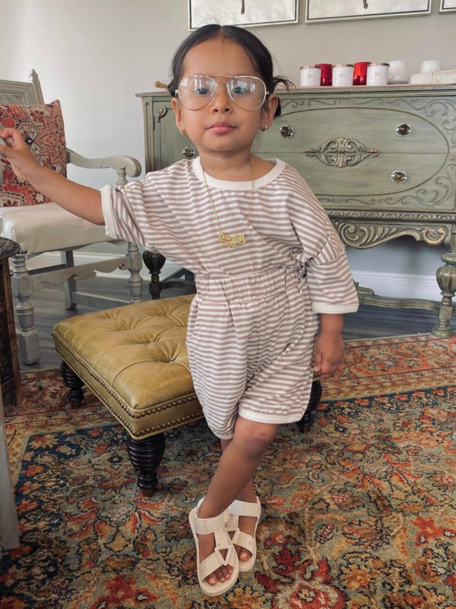 Riley Stripe Set - Beige